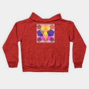 Color and light geometry Kids Hoodie